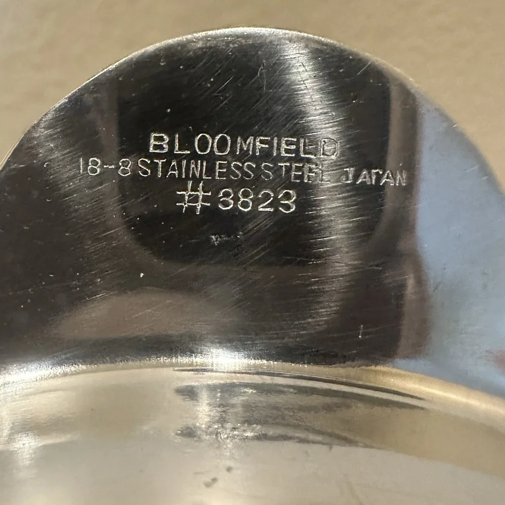 Bloomfield Vintage Escargot Set Stainless Steel Snail Plates Tongs Forks Japan 4